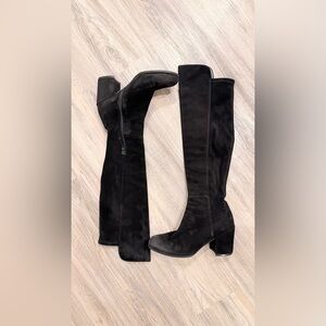 Stuart Weitzman Black Over the Knee 5050 Boots